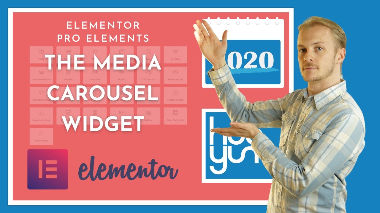 How to use the Media Carousel widget in Elementor 2020 - YouTube