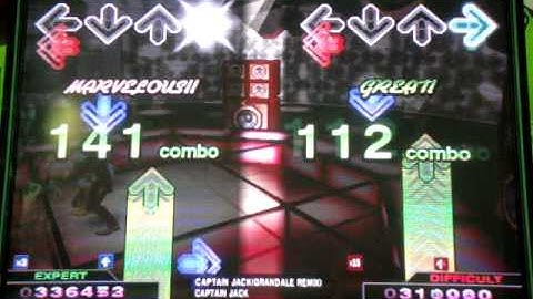 DDR X2: CAPTAIN JACK (GRANDALE REMIX) [S-Expert / Difficult (failed near ending)]