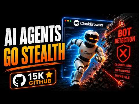 CloakBrowser made Claude agents undetectable (15k stars on GitHub)