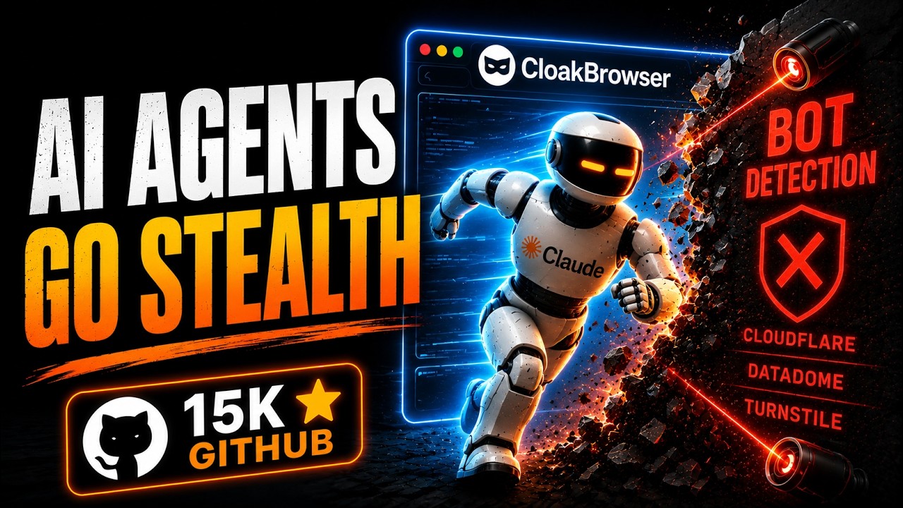 CloakBrowser made Claude agents undetectable (15k stars on GitHub ...