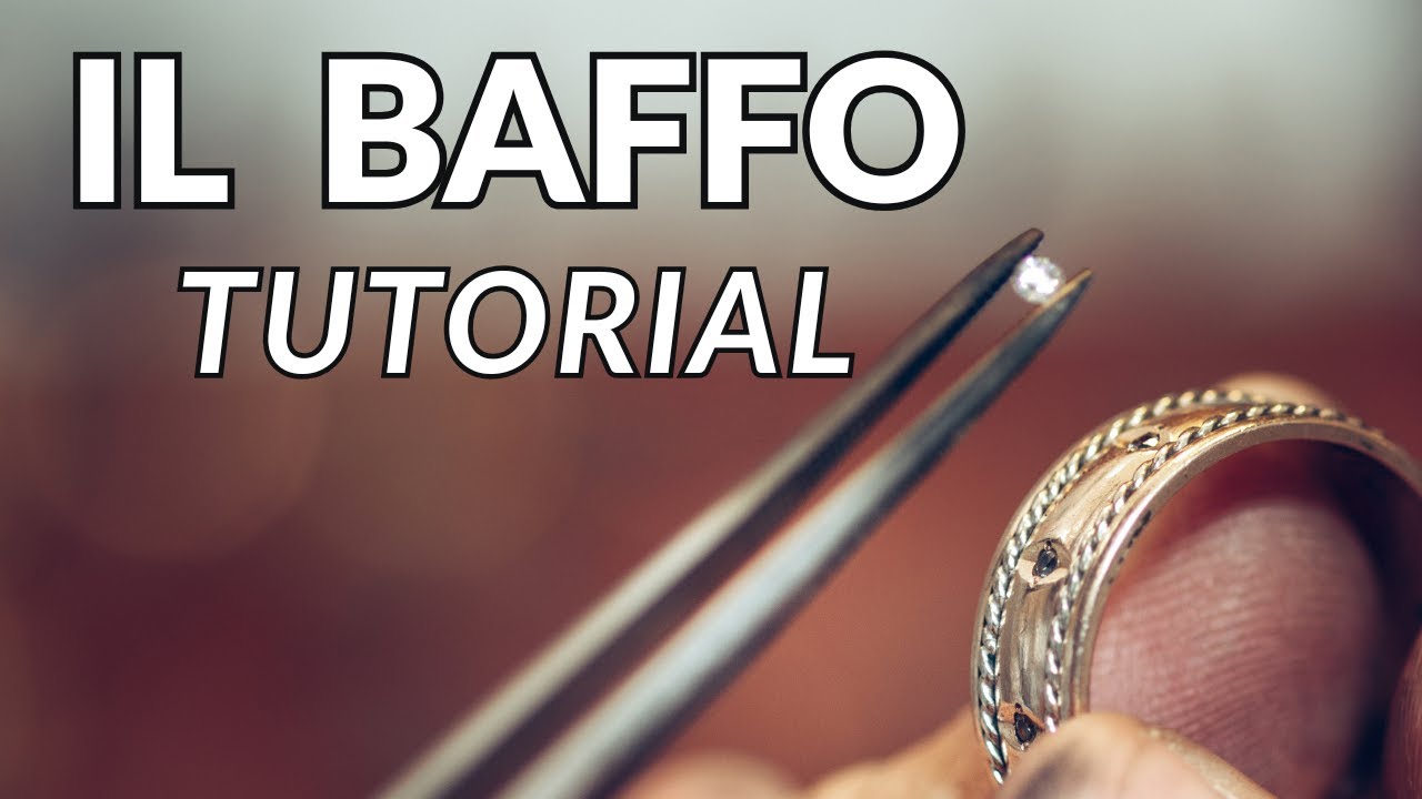 Come si usa il bulino per l'Incastonatura a Baffo. Il Lavoro del bulino sul metallo passo per passo.