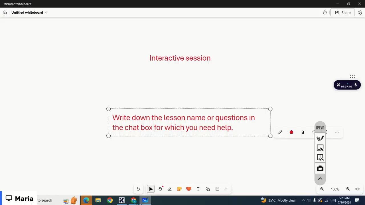Interactive session - YouTube