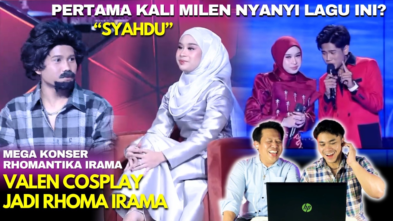 Gak Kuat Liatnya! Valen Cosplay Jadi Rhoma Irama dan Milen Nyanyi Lagu Syahdu di Rhomantika Irama