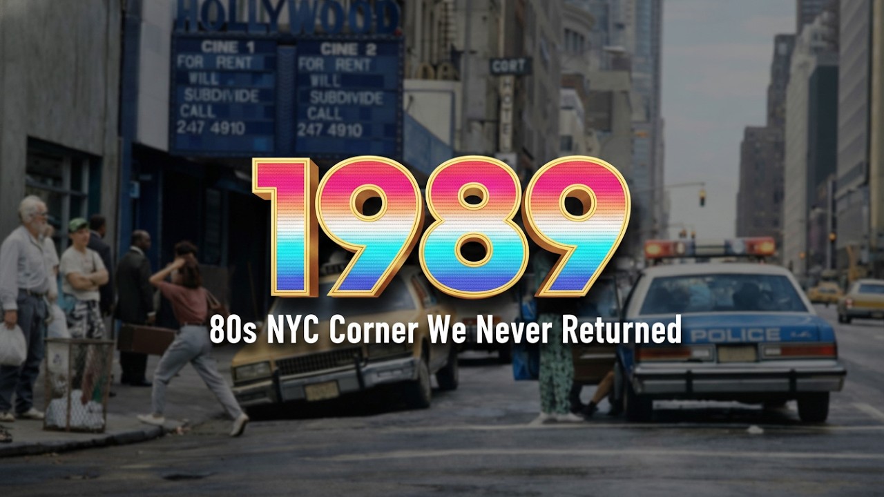 BACK TO 1989 — 80s NYC Corner We Never Returned // Vaporwave • Synthwave • Chillsynth Mix