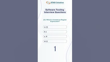Software Testing Interview Questions with Answers for Fresher | STAD Solution