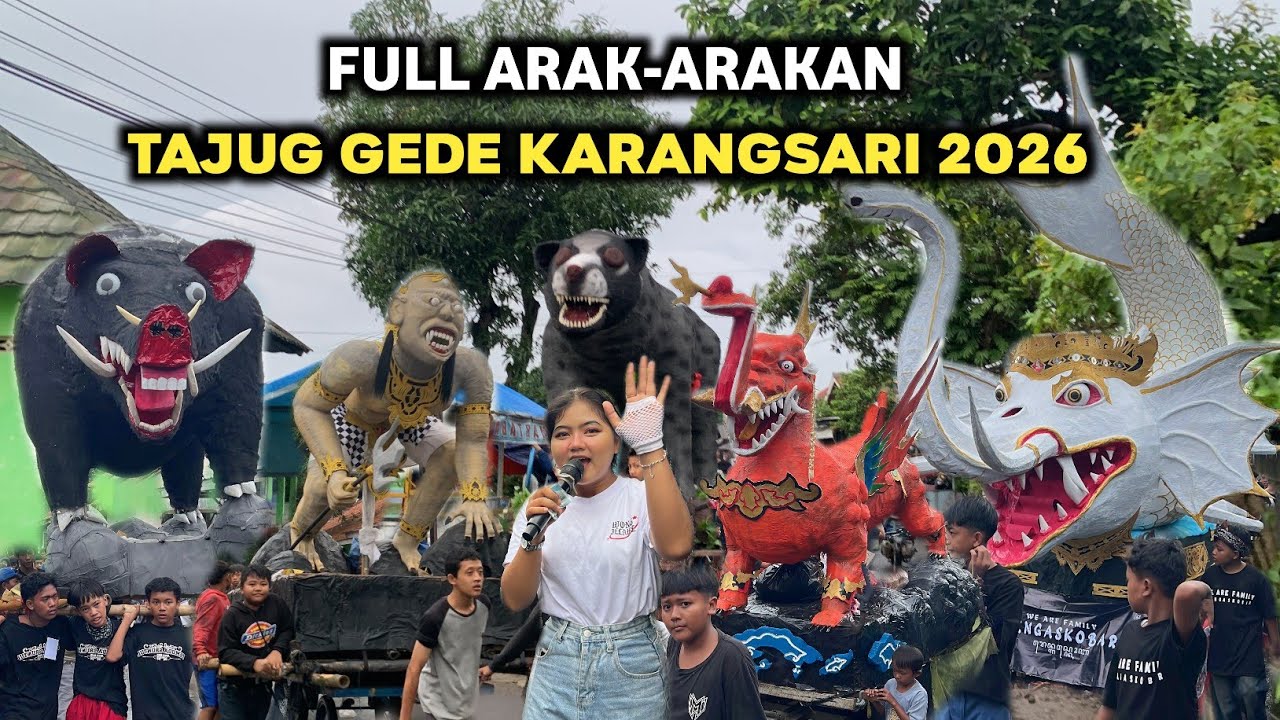 FULL Arak - Arakan TAJUG GEDE Karangsari 2026 | Desa Karangsari Weru cirebon 