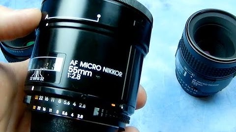 Angry Photographer: Introducing an oddball AF macro Nikkor lens. First time on Youtube