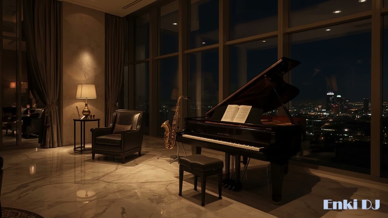 Smooth Evening Jazz Lounge – Background Music for Focused Work