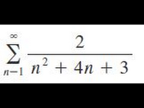Sigma N 1 Infinity 2 N 2 4n 3 Youtube Sigma N 1 Infinity 2 N 2 4n 3 Youtube
