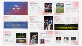 Baseball Tournaments Presentation Template