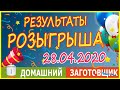 Розыгрыш состоялся! Определяем победителей!