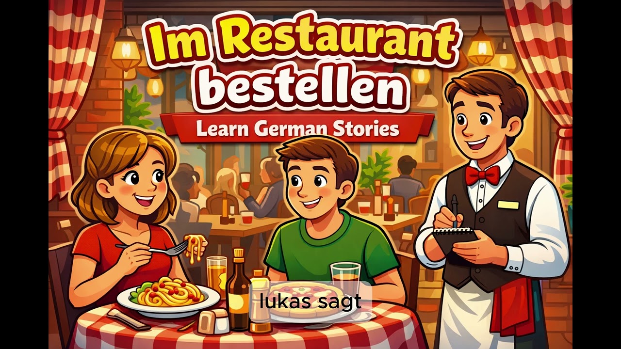 German Story for Beginners | Im Restaurant bestellen | Learn German A1 A2