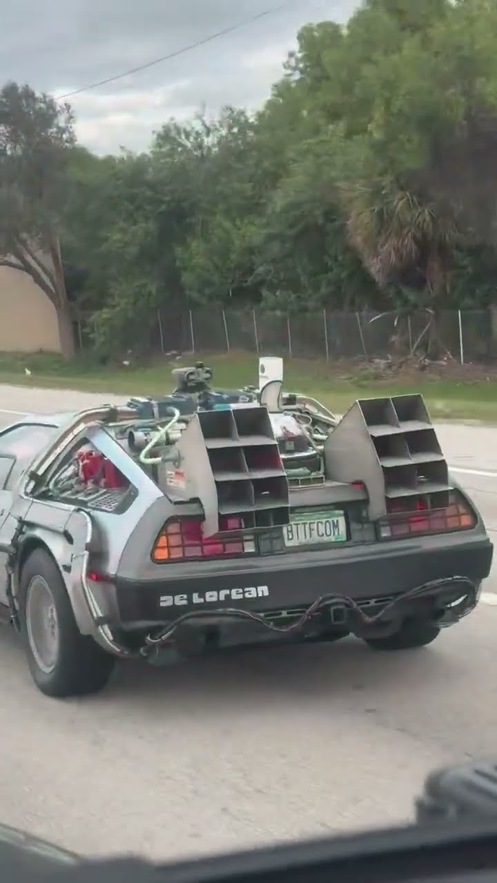 DeLorean Hits 87 MPH || ViralHog