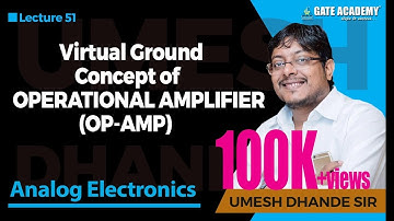 Virtual Ground Concept of Operational Amplifier(OP-AMP) | Analog Electronics
