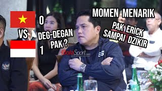 Momen Ketua PSSI Erick Thohir Dzikir Saat Nonton Timnas Indonesia Kalahkan Vietnam di Piala Asia