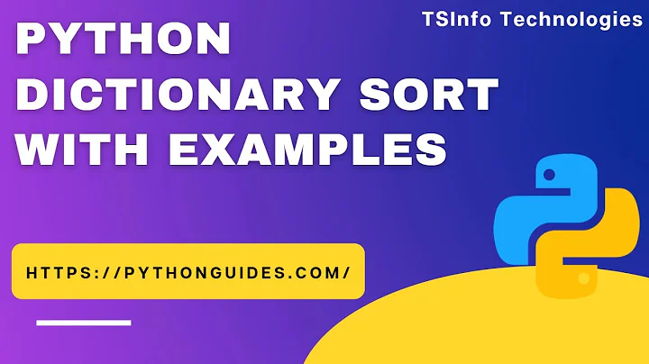 How to sort a dictionary in Python | How to sort dictionary in python by key and value