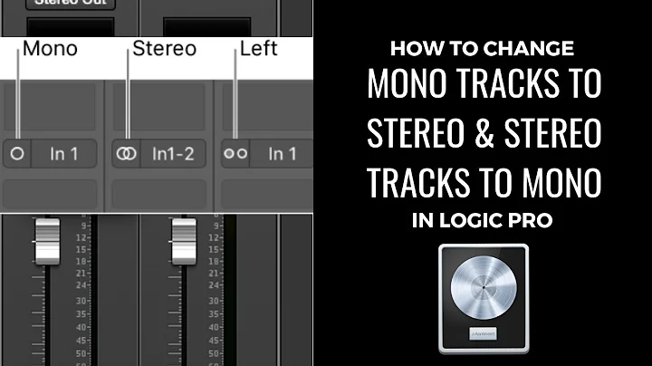 How to Change Mono Tracks to Stereo & Stereo to Mono in Logic Pro