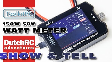 ToolKitRC - WM150 Advanced 150A Watt Meter - Show & Tell! (and GiveAway Announcement :))