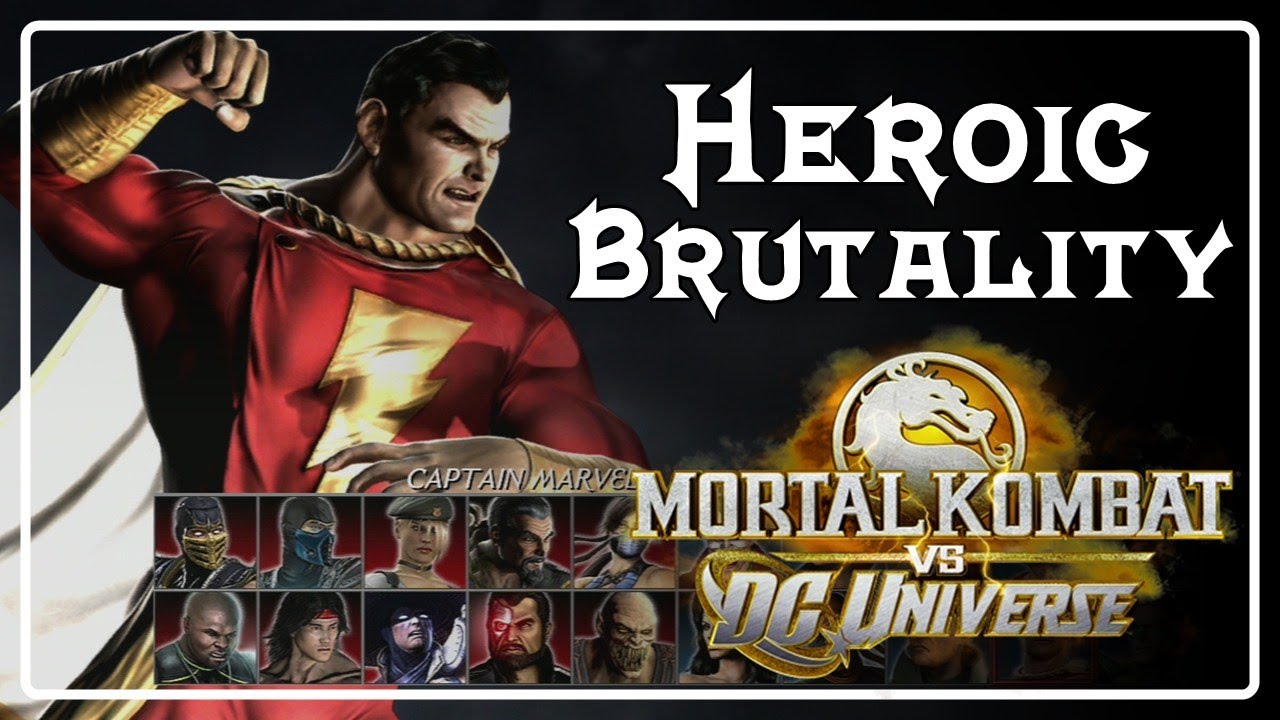 Captain Marvel Dc Vs Mortal Kombat