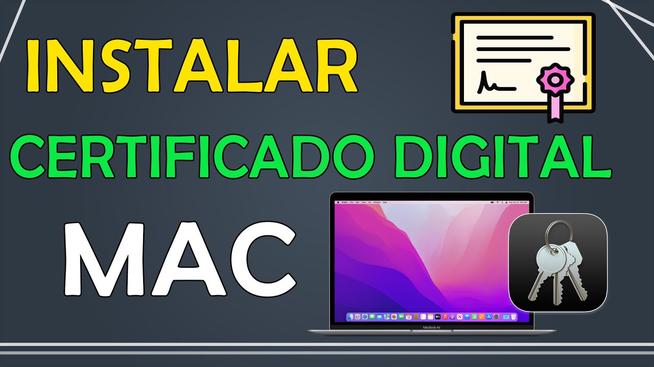 Cómo instalar certificado digital FNMT en MAC 💻 (2024) YouTube