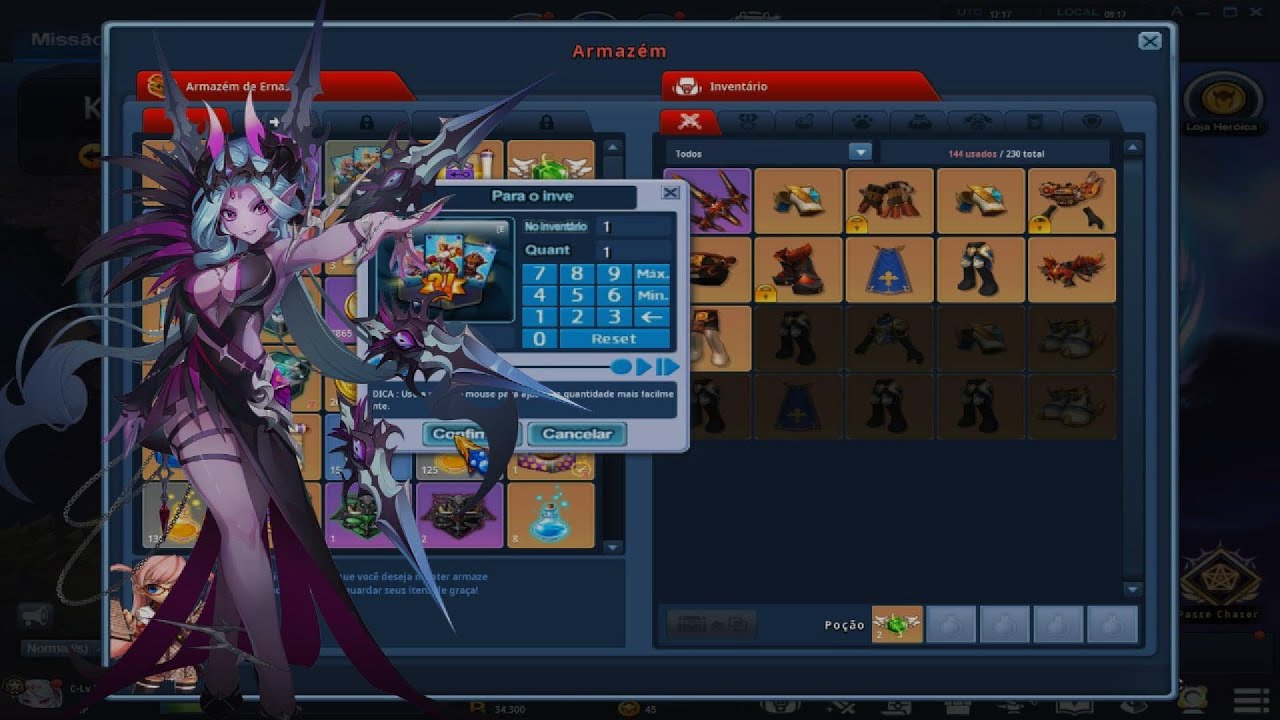 Decane Abrindo Caixa De Mascote Grand Chase Classic