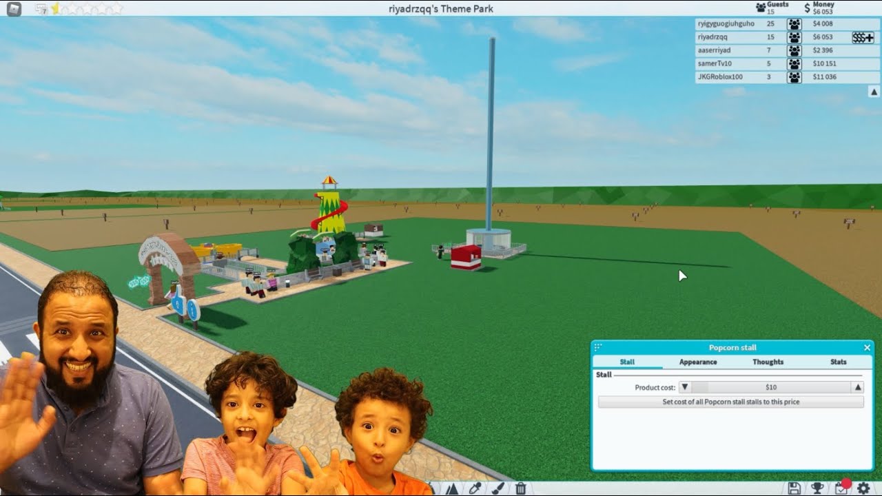 🎡 صنعنا أكبر مدينة ألعاب على روبلوكس 🎢