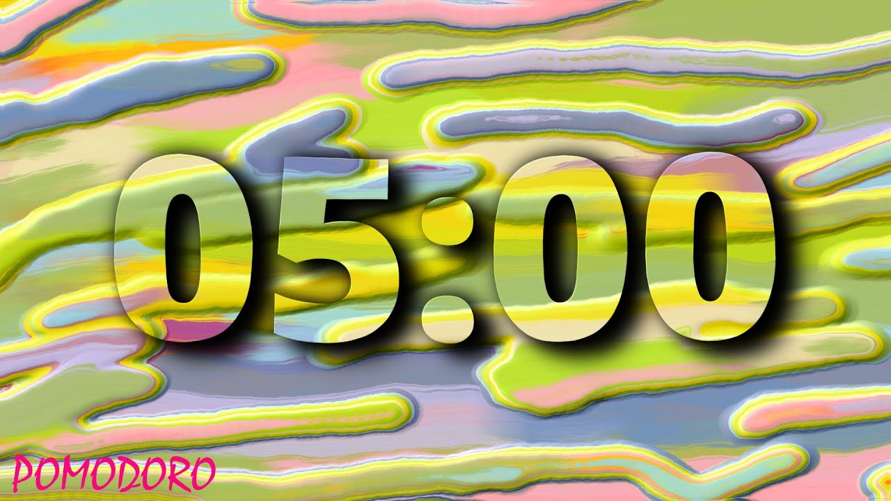 5 Minute Timer - Study - Work - Deep Focus - Countdown Timer - No Music ...