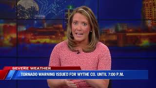 WFXR Severe Weather Coverage May 6, 2022