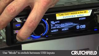 Crutchfield Labs Video: Sony Tune Tray car stereos, USB inputs, and iPhone 5 compatibility
