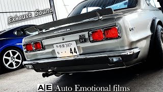 KGC10 SKYLINE L28 Exhaust Sound ] L28 Stainless Dual Exhaust