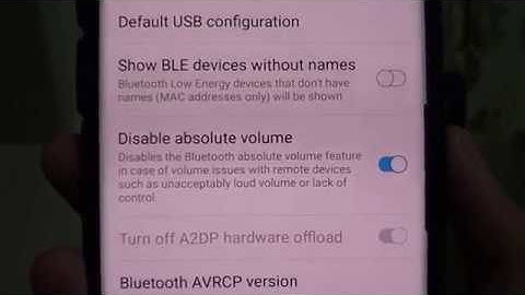 Samsung Galaxy S10 / S10+: How to Enable / Disable absolute volume