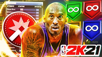 NBA 2K21 KOBE BRYANT BUILD - 50 BADGE UPGRADES - DEMIGOD BUILD