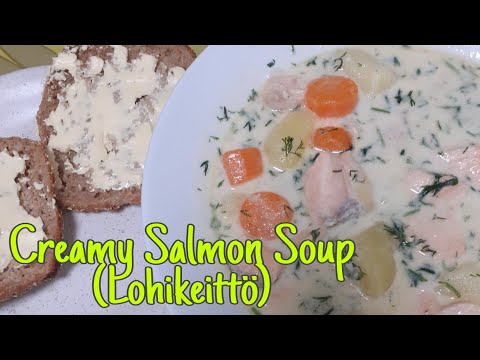 Video: Delicious Creamy Salmon Soup