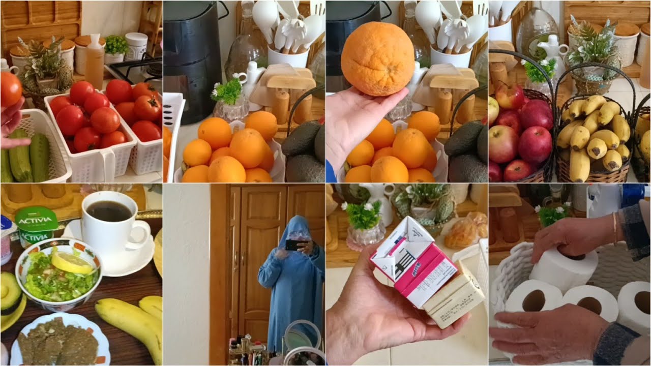 🎀#الترطيب 🎀المطبخ#واهيئ 🎀الطعام 🎀للفطور#🎀ارتب بعض 🎀المواد الغذائيه 🎀