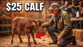 The Veteran Bought a Shaking Calf Nobody Wanted — Everyone Laughed Until County Fair Day