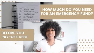 How Much Do You Need In Savings Before Paying off Debt