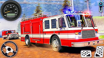 Fire Rescue Track Simulator 3D - Fire Truck Rescue Simulator 3D - Android Gameplay 
