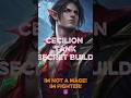 Cecilion FIGHTER EMBLEM TANK BUILD #mlbbshorts #cecilion #сесилион