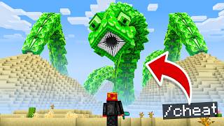 Cheating in Minecraft Mob Roulette Battle!