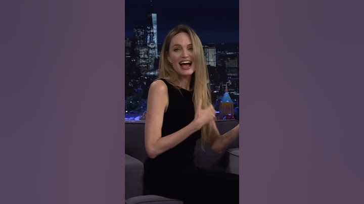 Angelina Jolie comes back to talk shows