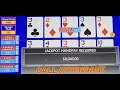 Bellagio super triple play poker  hit four 3s2  8k handpaid jackpot inside high limit