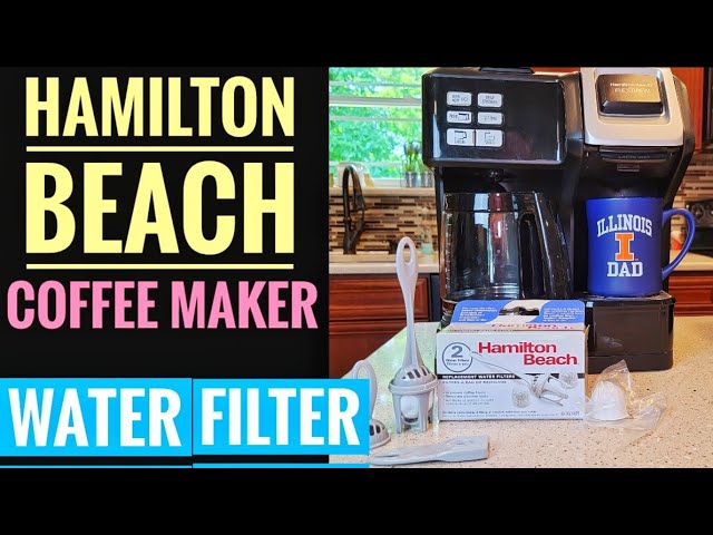 HOW TO ADD WATER FILTER Hamilton Beach FLEXBREW Coffee Maker 49976 
