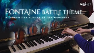 Fontaine Battle Theme - Rondeau des fleurs et des rapieres arrangement | Piano and Cello Quartet