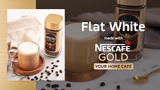 How to Make a Flat White at Home with NESCAFÉ GOLD