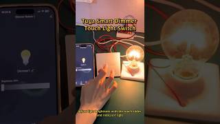 Tuya Smart Dimmer Touch Light Switch | Smooth Slider Control#slssmart #smartswitch