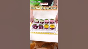 Dạy Vợ Làm Kem Trái Cây Nguyên Chất #shorts