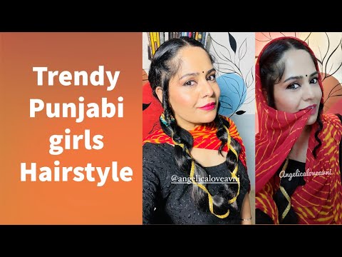 Punjabi Actress Tania's Go-To Hairstyles | Trendy hair styles | Hairstyles  for women