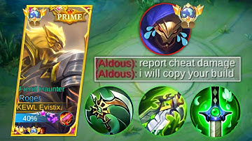 THIS BUILD TOTALLY DESTROYED ENEMY | EASILY COUNTER TOP GLOBAL ALDOUS