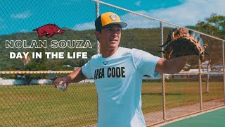 DAY IN THE LIFE of Nolan Souza | Arkansas Commit
