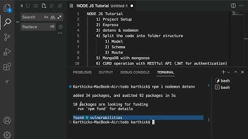 MERN stack tutorial - 2 Dotenv and nodemon package setup (Beginners to Pro)